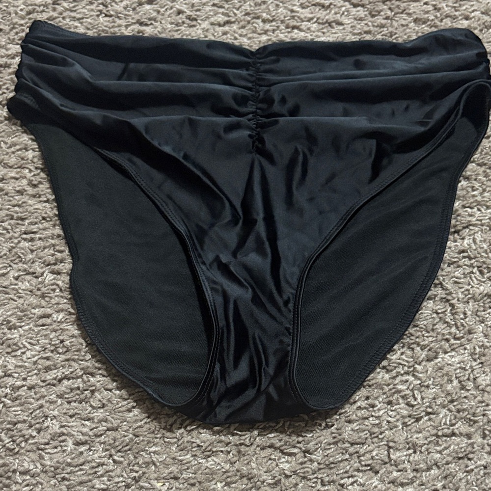 Good American Good Waist Ruched Bikini Bottom
